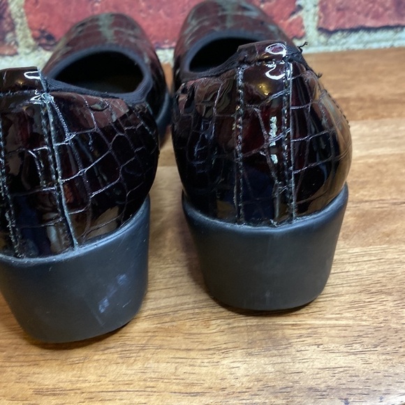 Josef Seibel AirPed Plus Patent Leather Croc Print Wedge Comfort 6-6.5 EU 37 - Picture 8 of 15